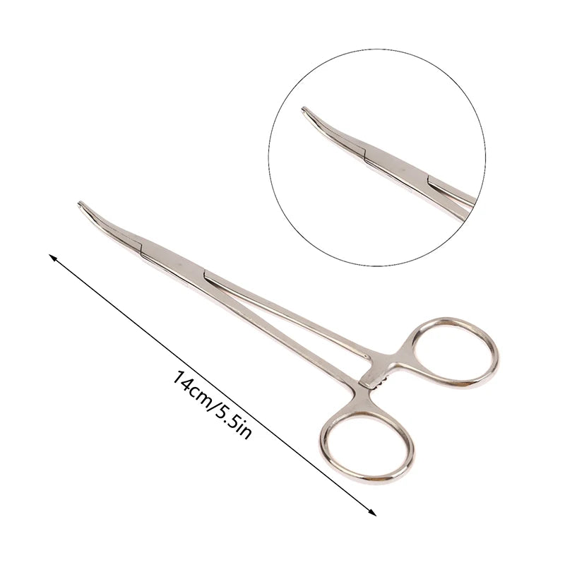 Stainless Steel Locking Hemostatic Forceps | 12.5–18cm Locking Forceps Clamp Axl 140mm Elbow