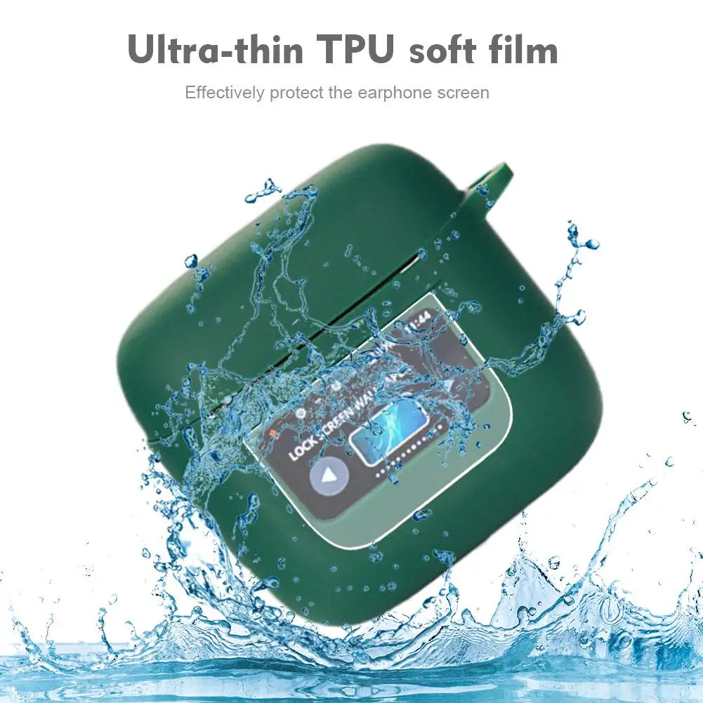 TPU Screen Protector for JBL Tour Pro 2 – Clear Anti-Scratch Film Earphone Screen Protector Axl