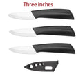 Ceramic Kitchen Knife Set with Peeler, Sheath & Anti-Slip Handle Ceramic Knife Set Axl 3pcs A