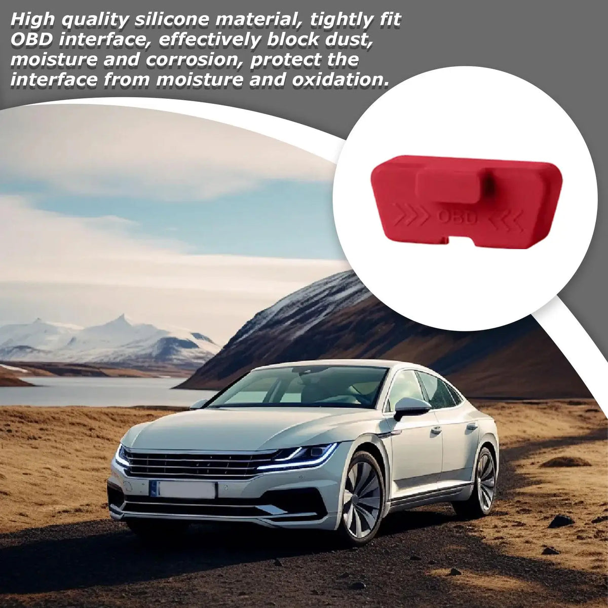 Silicone OBD Port Cover – Anti-Theft Protective Sleeve OBD Port Cover Axl