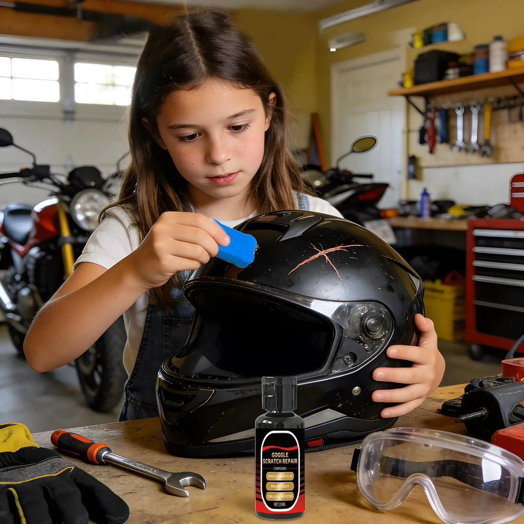 Motorcycle Helmet Visor Scratch Remover Cream 35ml | Goggle Polish Scratch Remover Cream Axl
