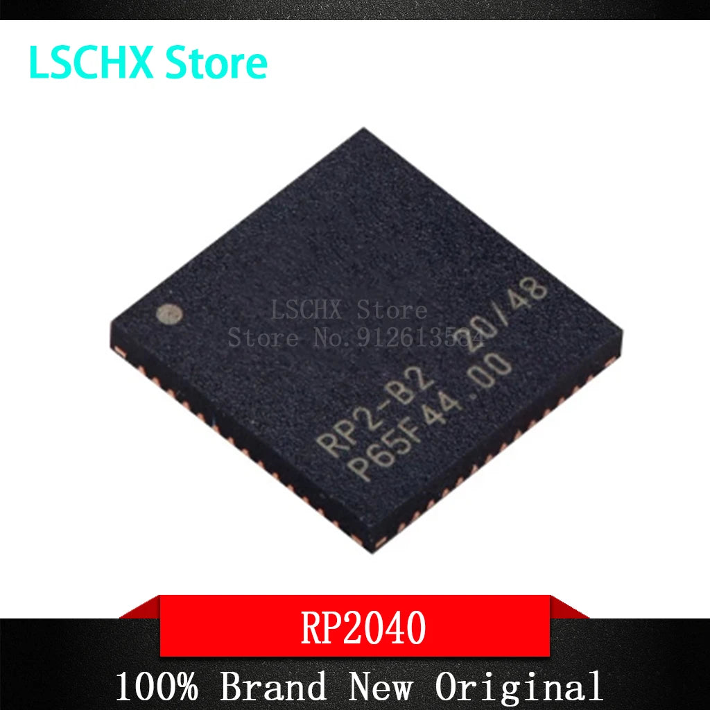 5PCS RP2040 QFN-56 ARM Cortex-M0+ 133MHz SMD Microcontroller Microcontroller IC Chip Axl Default Title
