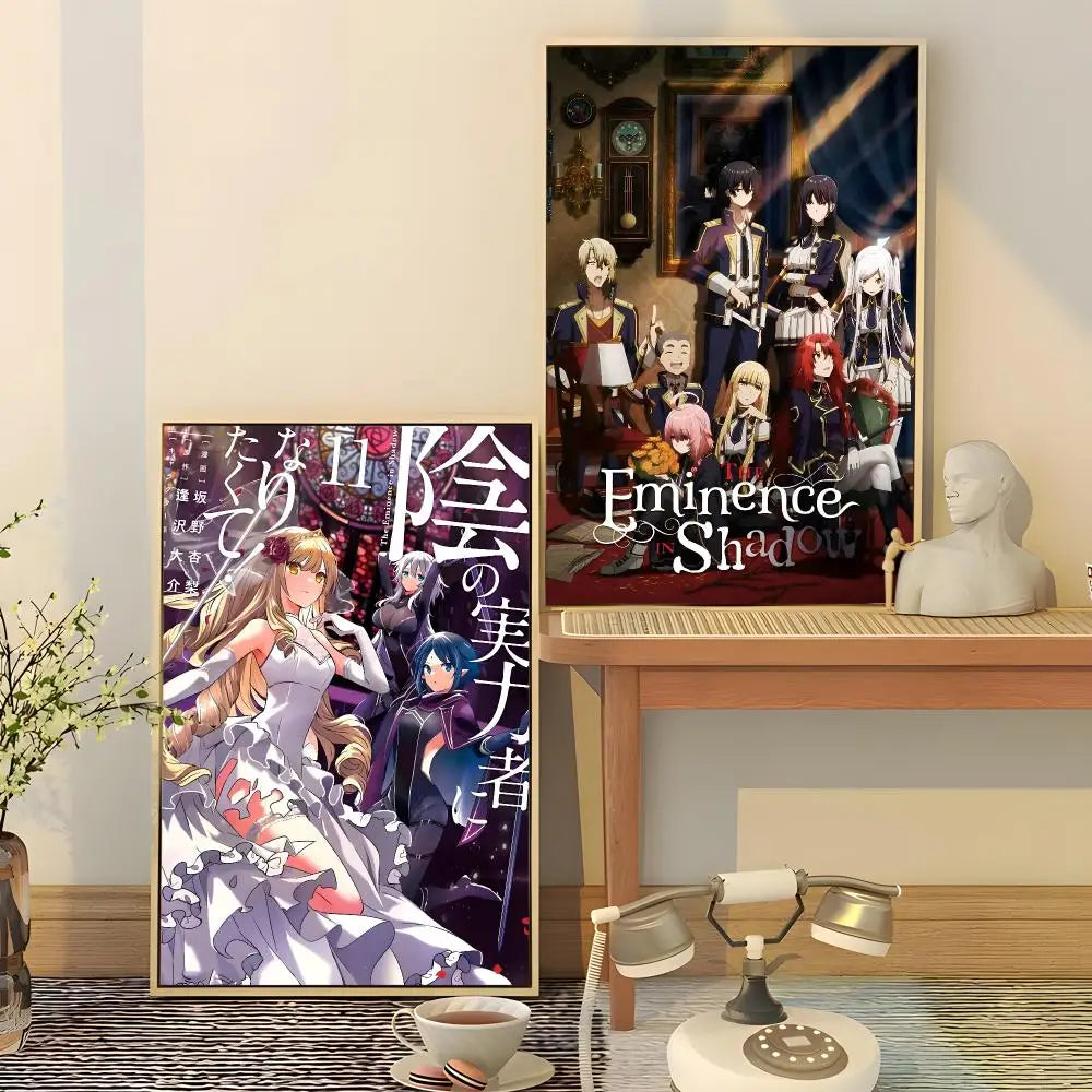 Eminence in Shadow Anime Poster – HD Waterproof Wall Sticker Anime Wall Sticker Axl