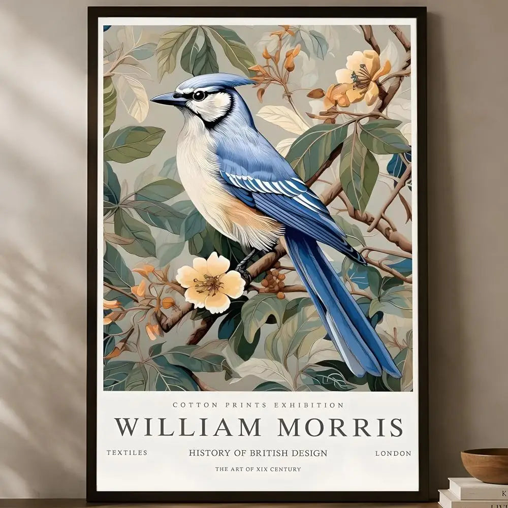 William Morris Self-Stick HD PVC Wall Art Poster | Waterproof Wall Art Poster Axl