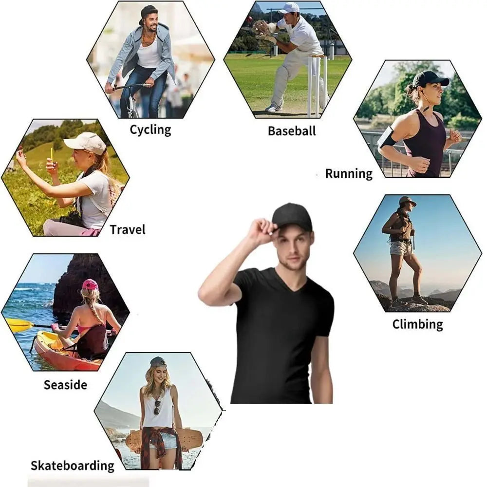 Unisex UPF 50+ Baseball Cap – Breathable Cotton Sun Hat Baseball Cap Axl