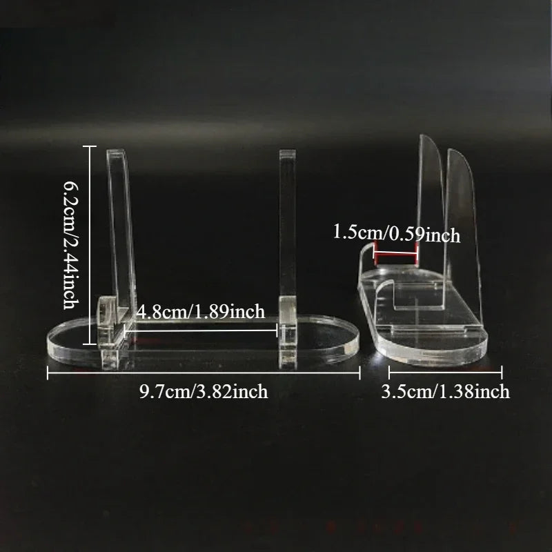Acrylic Badge & Medal Display Stand – Desktop Card Holder Acrylic Display Stand Axl 1PC