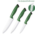Professional Ceramic Fruit Knife Set with Sleeve – 1 or 3 Piece Ceramic Knife Set Axl 3PCS B