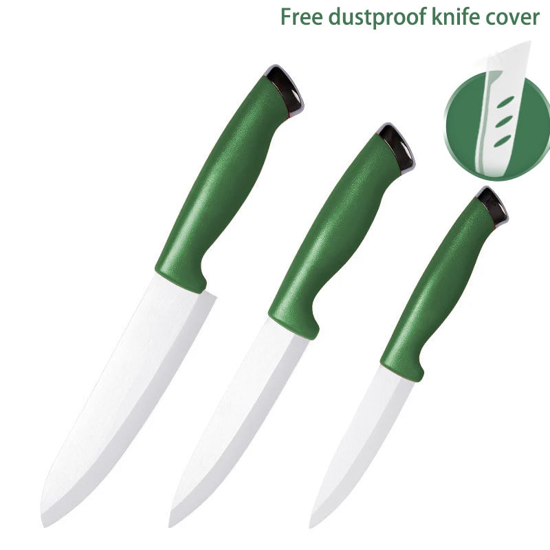 Ceramic Paring Knife – Sharp 15.5cm Fruit & Kitchen Knife Ceramic Kitchen Knife Axl 3pcs B