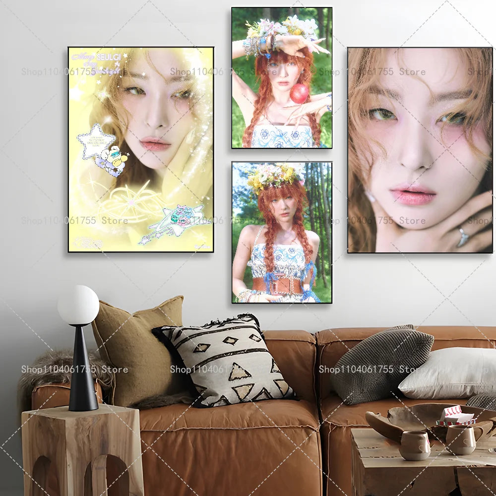 Seulgi Cosmic Album Wall Poster – Self-Adhesive Waterproof Sticker Wall Art Poster Axl