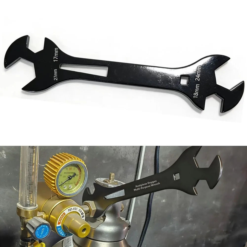 Gas Cylinder Valve Wrench – Oxygen & Argon Welding Spanner Valve Adjustment Wrench Axl
