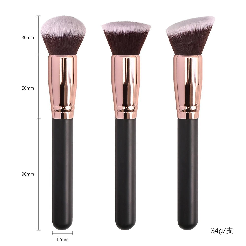 10-Pack Vegan Blush Contour Foundation Makeup Brushes Wholesale Makeup Brush Set Axl