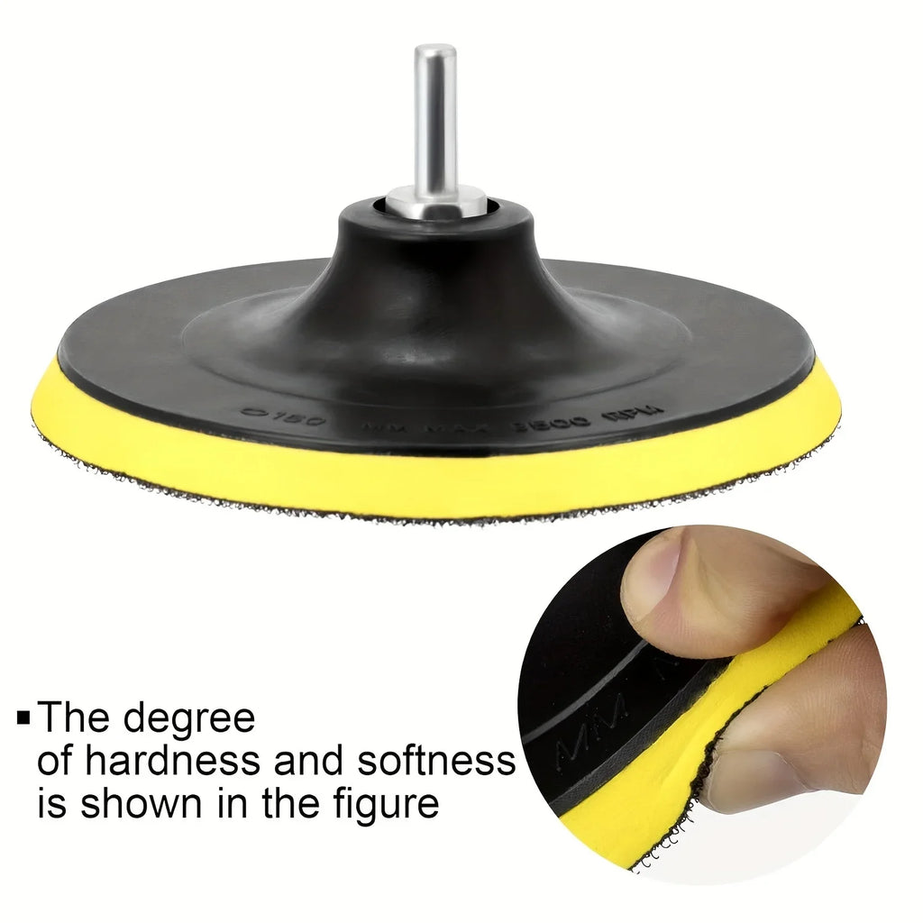 Sanding Pad Hex Drill Adapter for Angle Grinder & Polisher Drill Adapter Pad Axl