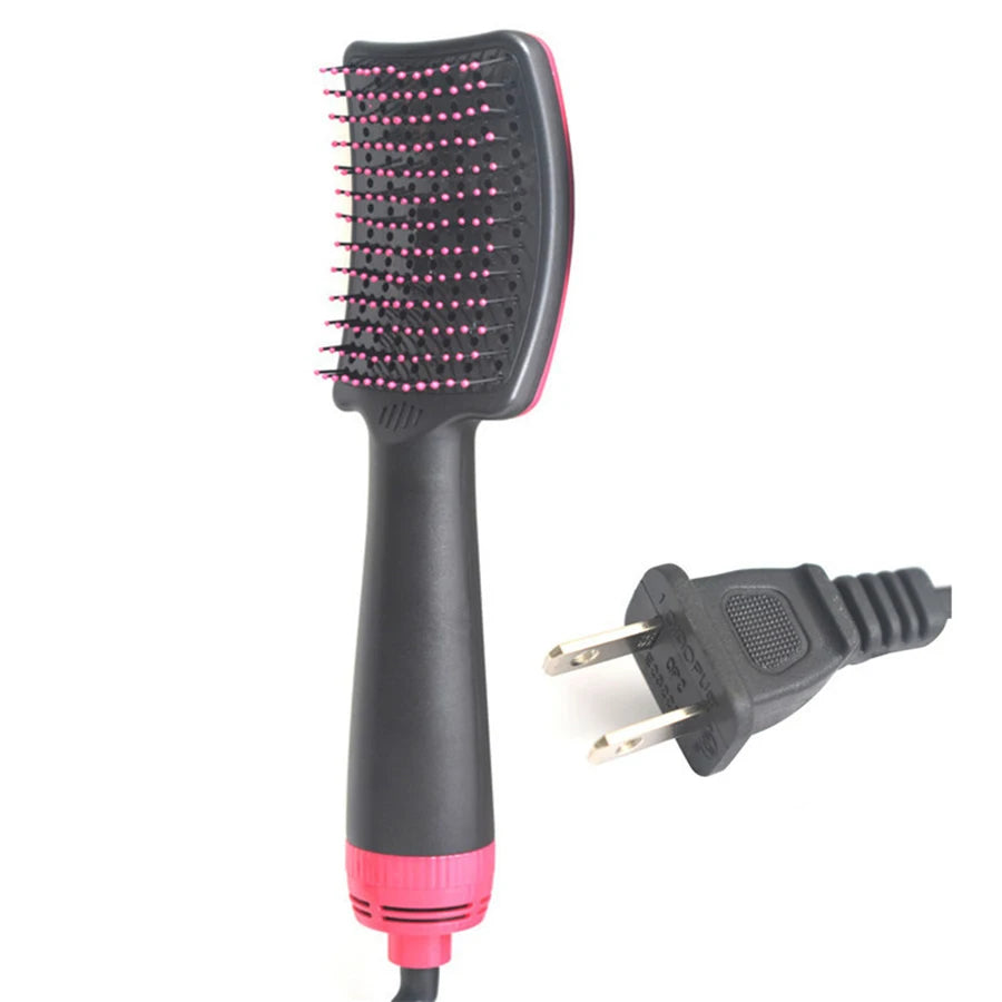 LISAPRO 2-in-1 Hot Air Brush – Dryer, Volumizer & Styler Hot Air Brush Axl US red 110V