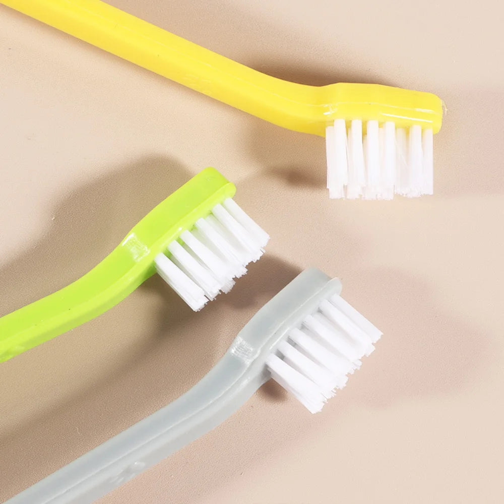 Double-Headed Pet Toothbrush for Dogs & Cats | Soft Bristles Pet Toothbrush Axl