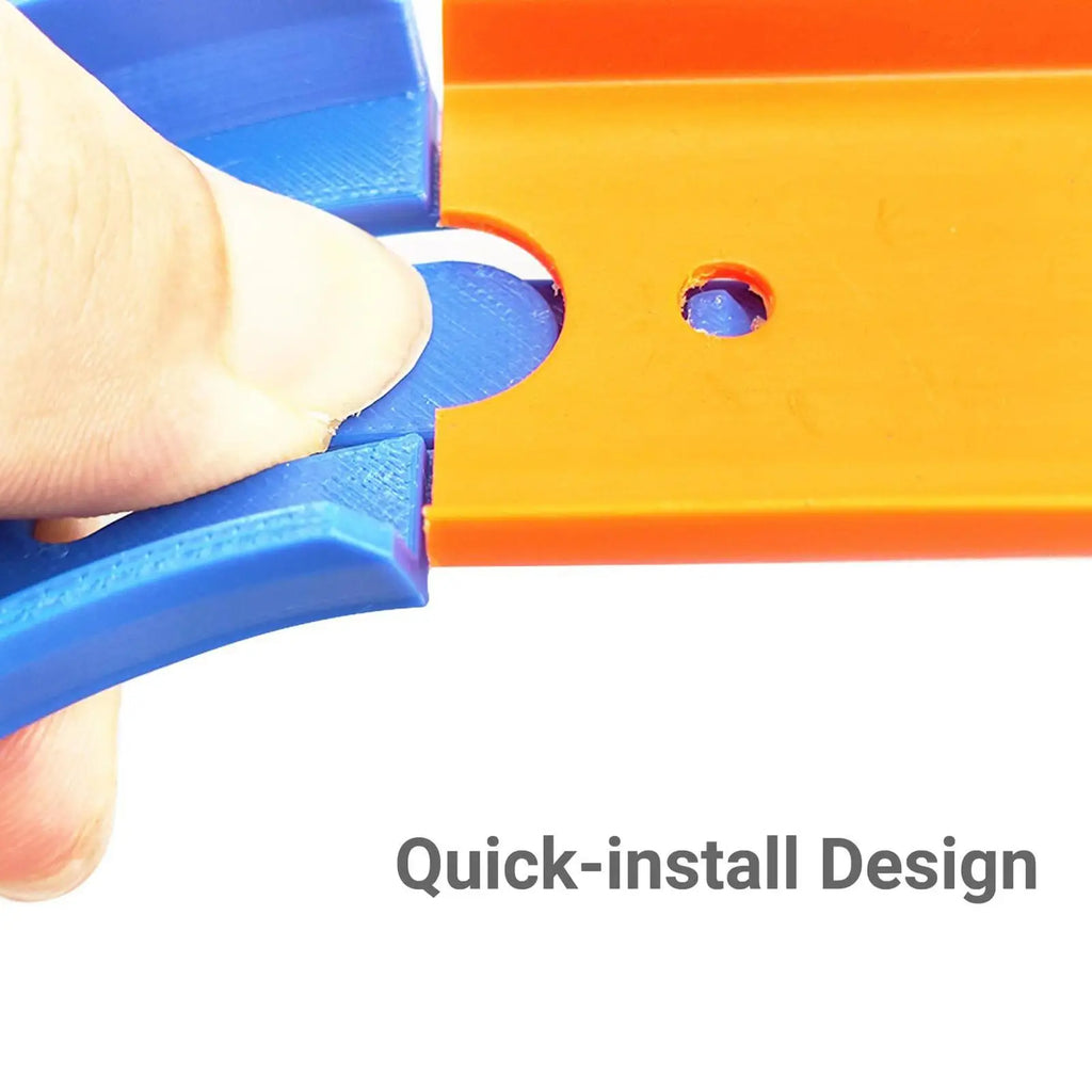 90° Race Car Track Corner Connector | Kids Racetrack Toy Racetrack Toy Connector Axl