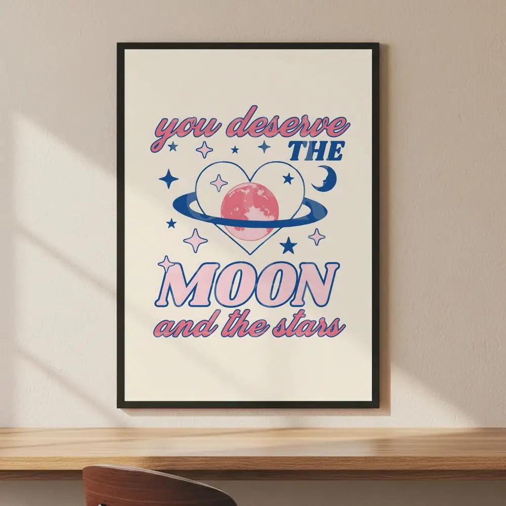 Vintage Quotes & Shapes HD Art Poster – Self-Adhesive Wall Decor Wall Art Poster Axl White5 15X20cmNoframe