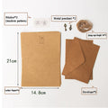 Vintage Kraft Paper Envelope Set | European Letter Writing Kit Stationery Writing Set Axl style5
