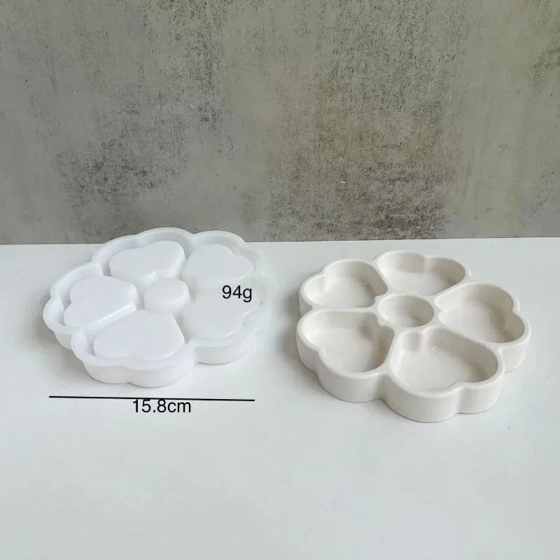 Silicone Mold Set – Owl, Heart, Fish & Clover | Resin & Concrete Silicone Craft Mold Axl Flower