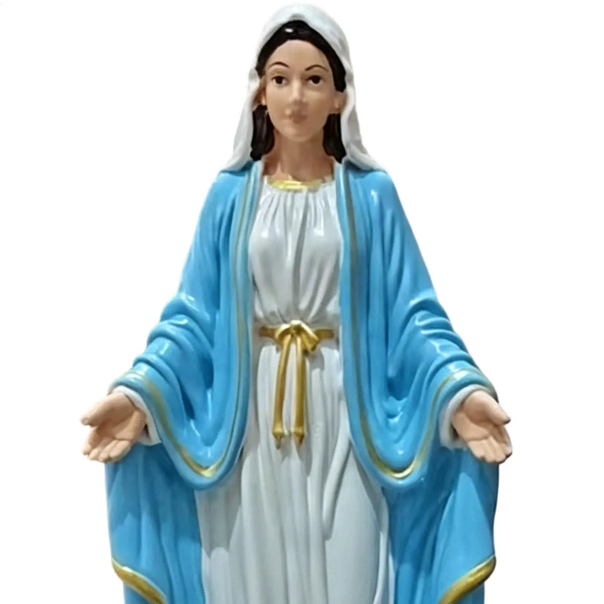 Virgin Mary Catholic Statue – Resin Holy Mother Figurine Religious Figurine Axl