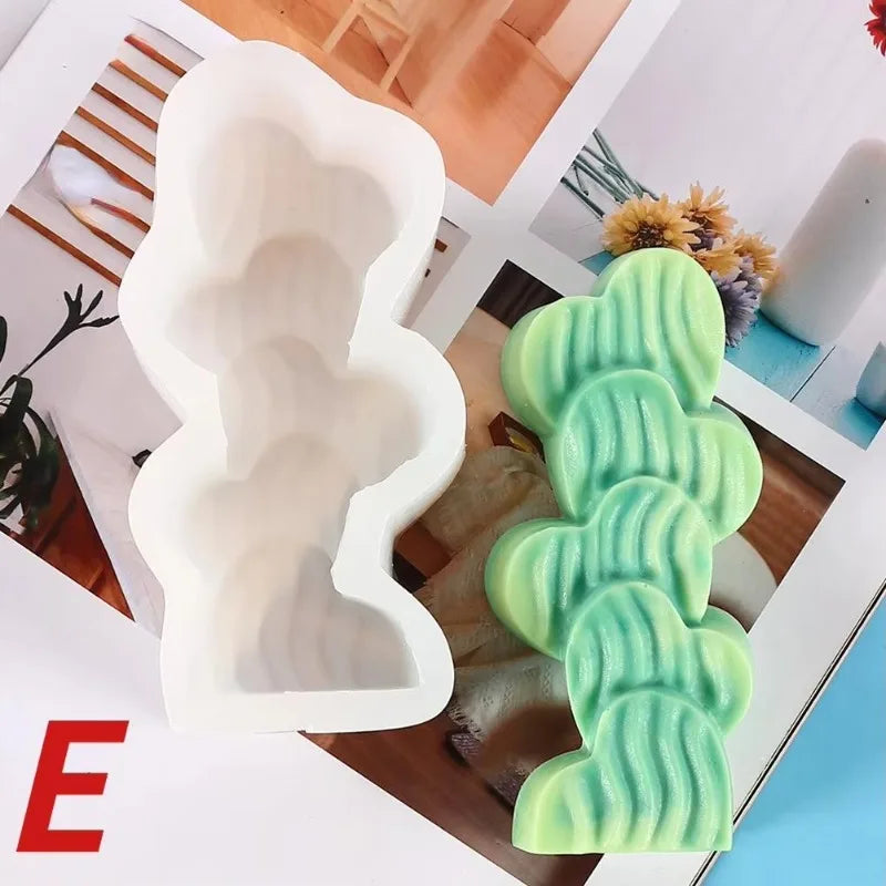 Silicone Mold for DIY Candle, Soap & Epoxy Resin Crafts Silicone Craft Mold Axl