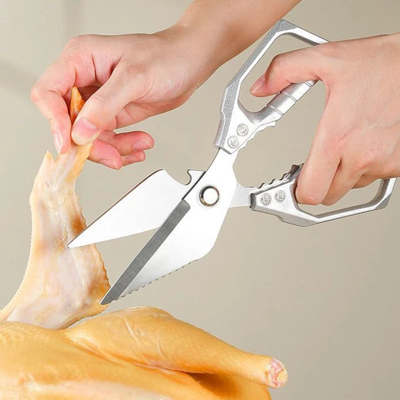 Stainless Steel Kitchen Shears – Chicken, Bone & BBQ Scissors Kitchen Shears Axl