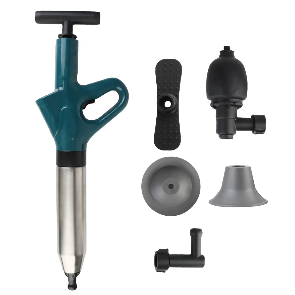 High-Pressure Air Drain Blaster – Toilet & Pipe Clog Remover Air Drain Blaster Axl B Green