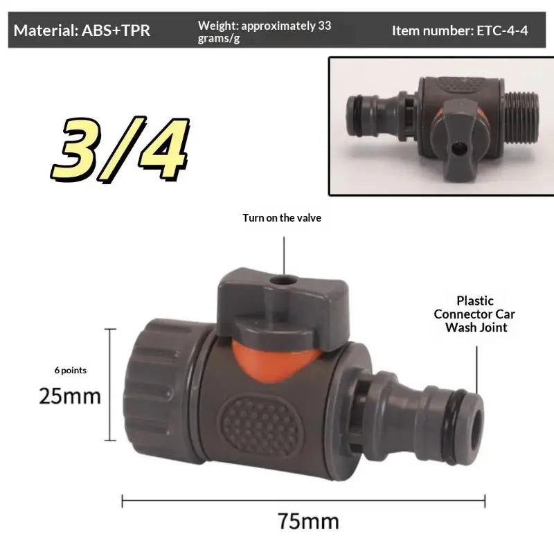 PVC IBC Water Tank Adapter with Valve – Rainwater Connector Water Tank Adapter Axl B