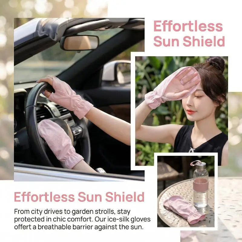 UV Blocking Gloves for Women – Sun Protection Driving & Cycling Sun Protection Gloves Axl