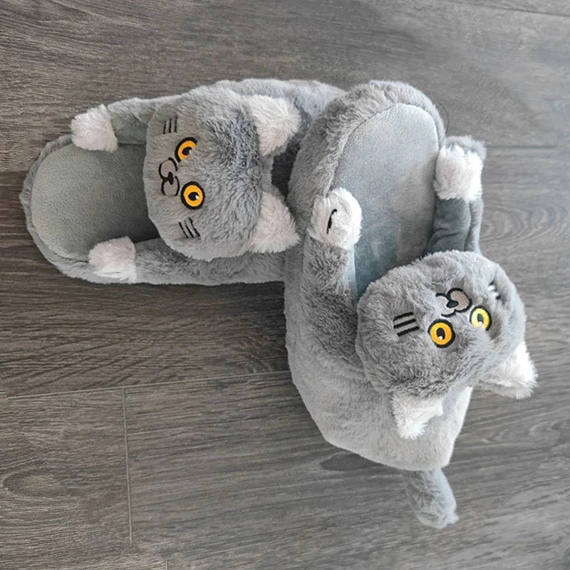Women's Fluffy Fur Slippers – Warm Cosy Indoor House Shoes Fluffy House Slippers Axl
