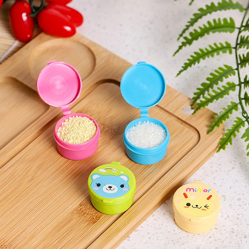 4-Pack Mini Bento Condiment Containers – BPA-Free Sauce Bottles Condiment Containers Axl