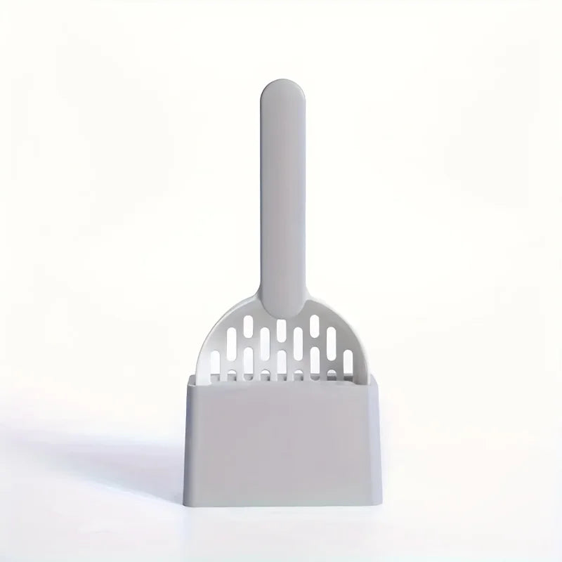 Cat Litter Shovel Set – Large & Small Scoops for Cat Box Cat Litter Scoop Set Axl White Gray Base Set
