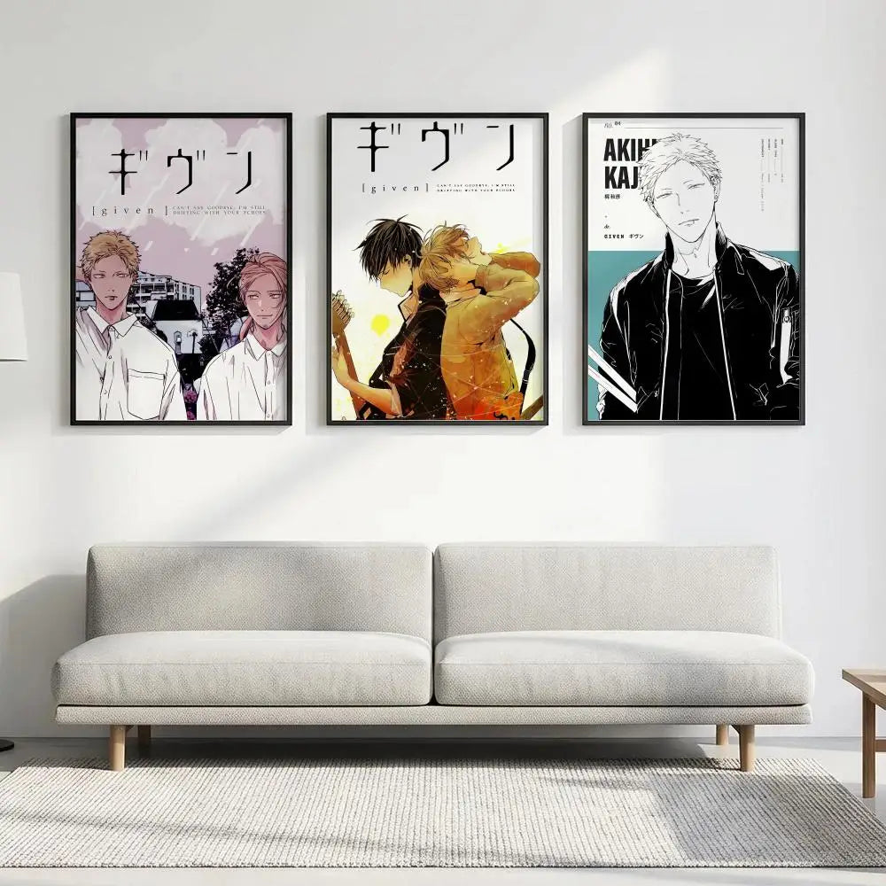Anime Given HD Poster – Waterproof Sticky Wall Art Decor Anime Wall Poster Axl