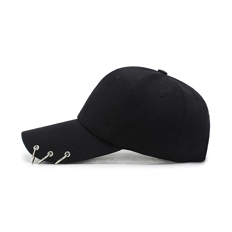 Hip Hop Unisex Snapback Cap – Ring Circle Adjustable Dad Hat Snapback Baseball Cap Axl