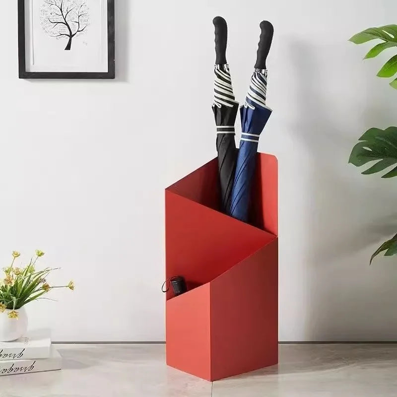 Modern Iron Umbrella Stand – Decorative Entryway Holder Umbrella Stand Axl