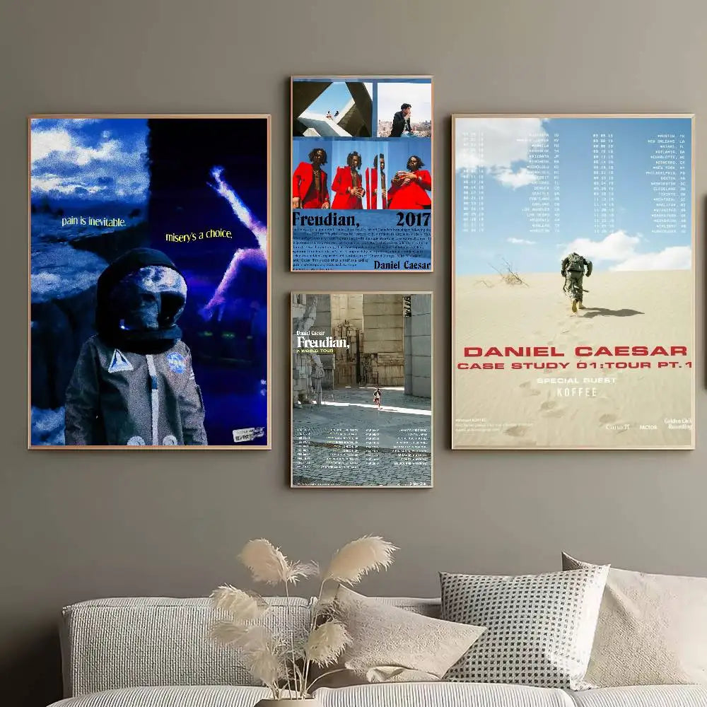 Daniel Caesar Music Album Poster – HD Self-Adhesive Wall Art Music Wall Poster Axl
