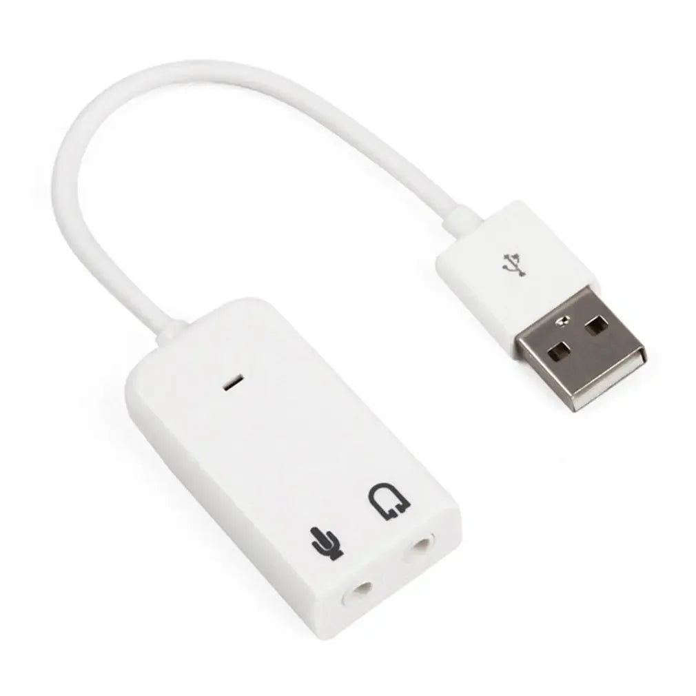 USB External Sound Card – 3.5mm Headphone & Mic Adapter USB Sound Card Axl sheng ka