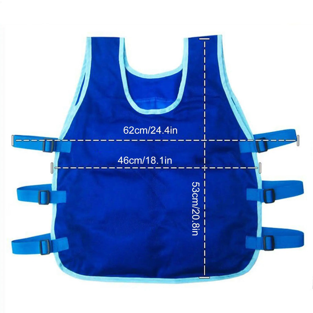 Ice Cooling Vest with 12 Ice Packs – Adjustable for Men & Women Ice Cooling Vest Axl
