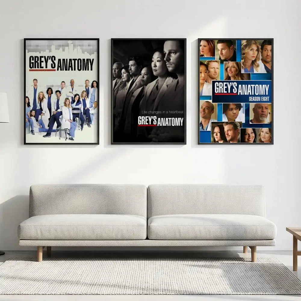 Grey's Anatomy Poster – HD Waterproof Wall Art Print Wall Art Poster Axl