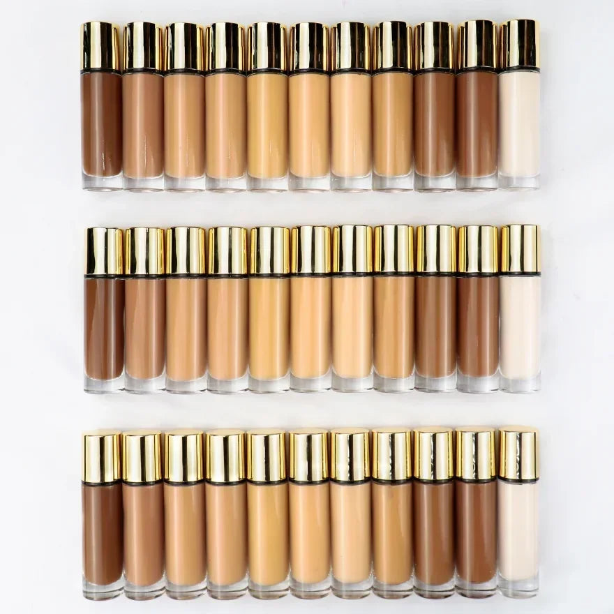 Hydrating Liquid Mineral Foundation – 25 Shades | Private Label Liquid Foundation Axl