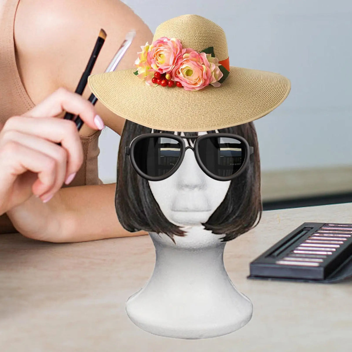 Foam Mannequin Head for Wigs, Hats & Headphone Display Mannequin Wig Head Axl