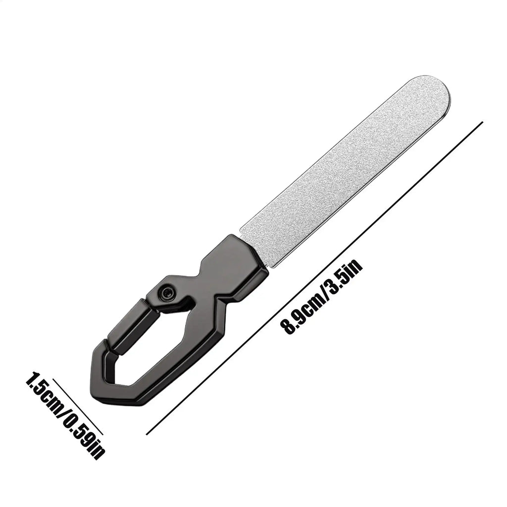 Double-Sided Stainless Steel Nail File – Manicure & Pedicure Metal Nail File Axl