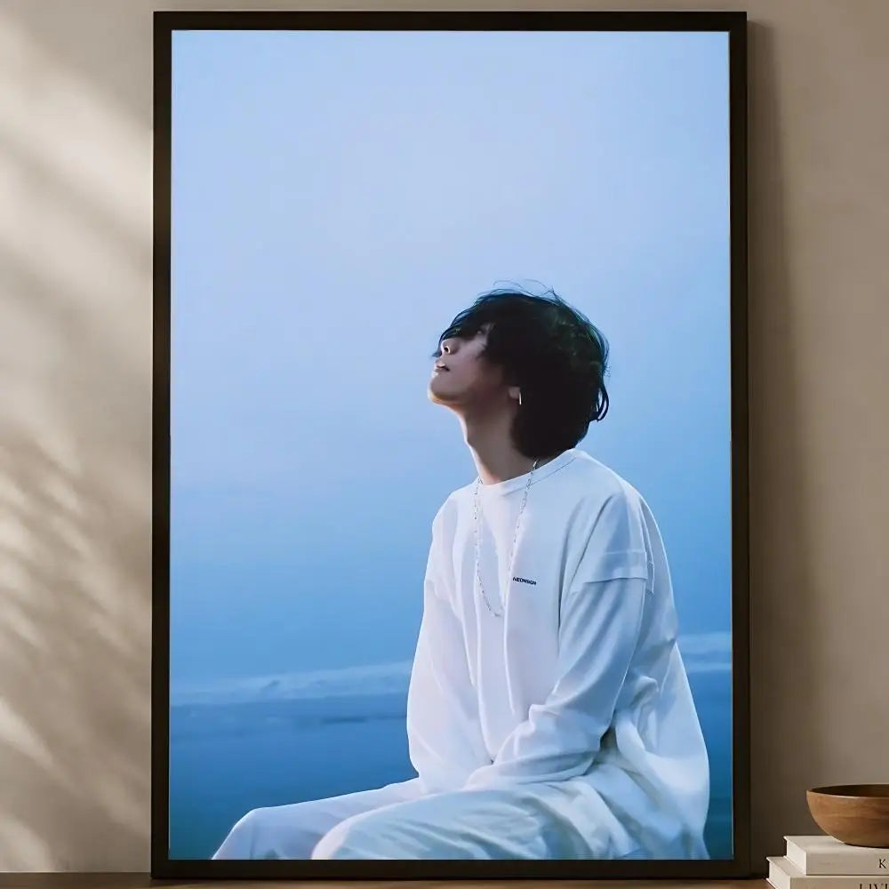 Yonezu Kenshi HD Wall Poster – Self-Stick Waterproof Home Decor Wall Art Poster Axl White04 60X90cmNoframe