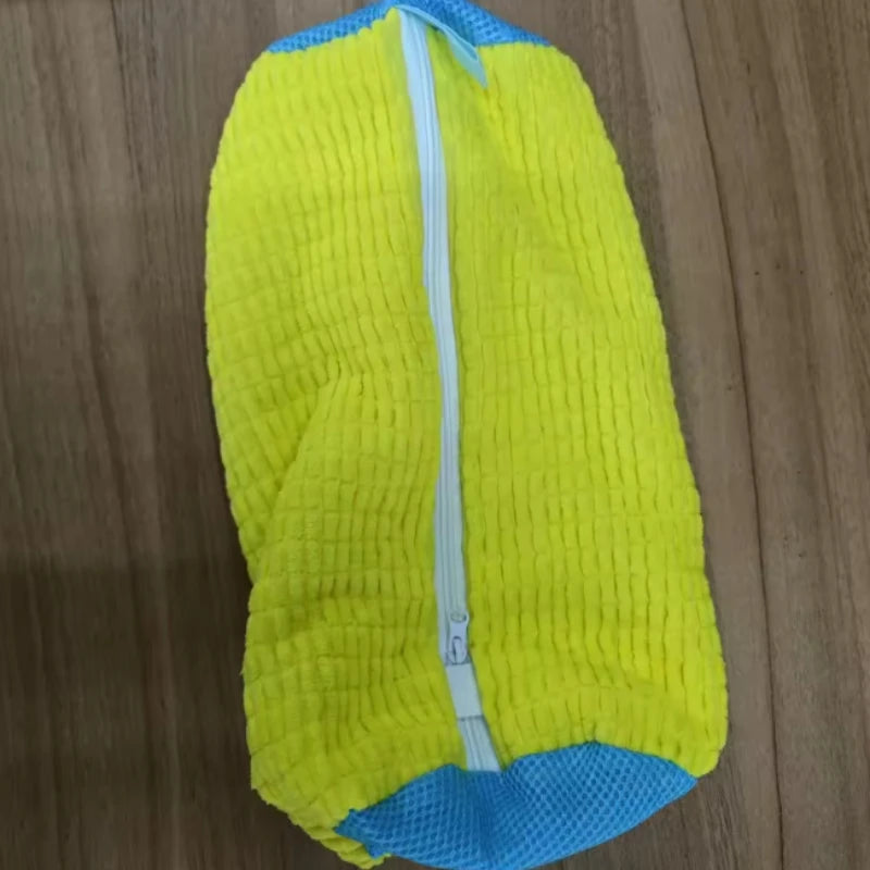 Shoe Laundry Bag – Soft Chenille Polyester Washer Protector Shoe Laundry Bag Axl