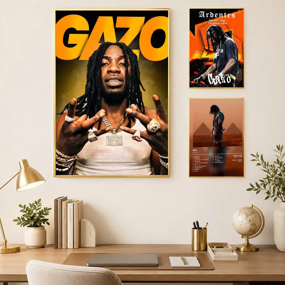 G-Gazo Singer HD PVC Self-Stick Wall Art Poster | Waterproof Wall Art Poster Axl