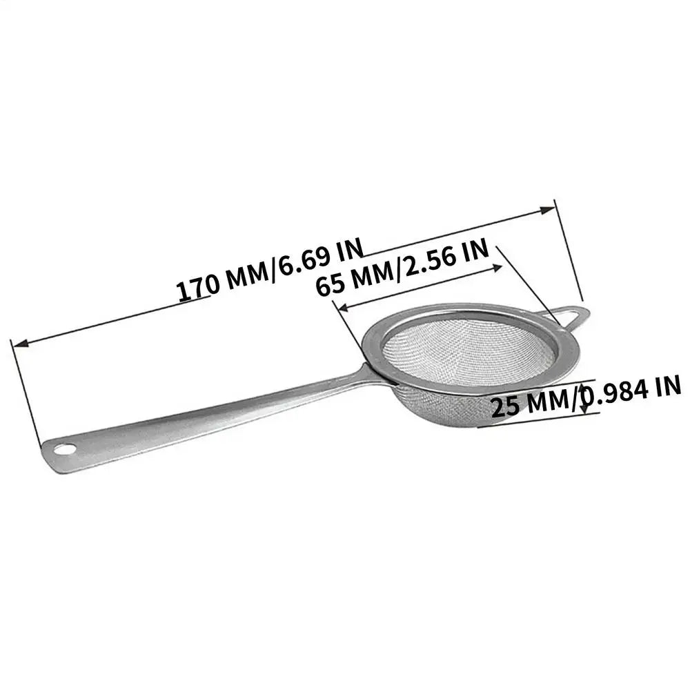 Stainless Steel Matcha & Flour Sifter | Fine Mesh Duster Kitchen Sifter Axl 1pcs