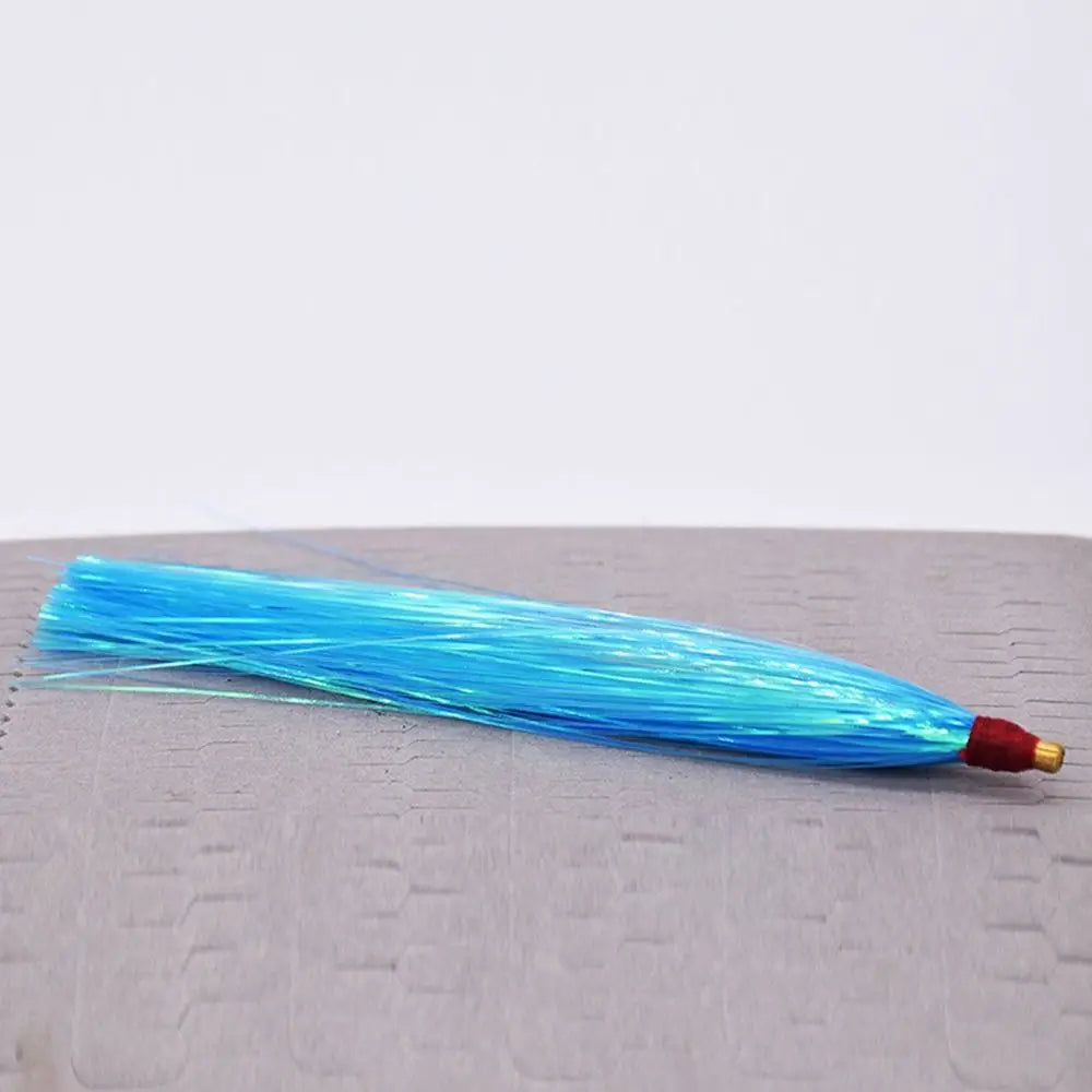 10-Piece Bucktail Teaser Jig Lures – Flash Skirt Bait Fishing Kit Fishing Lure Kit Axl
