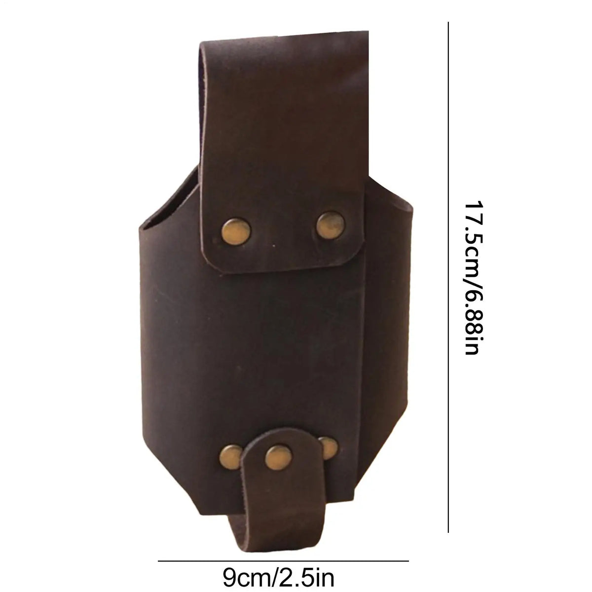 PU Leather Beer Belt Holster – Waterproof Bottle Holder for Men Belt Bottle Holster Axl