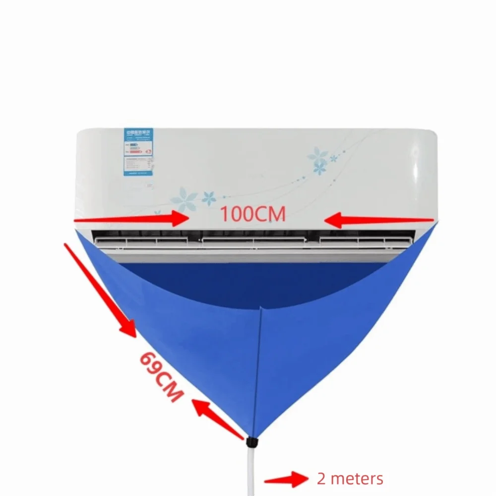 Air Conditioner Cleaning Kit – Leak-Proof Cover & Drain Pipe AC Cleaning Kit Axl Dia 0.62cm-100x69cm