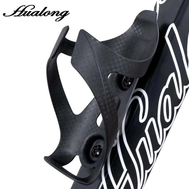 HUALONG Carbon Fiber Bike Bottle Cage – Road MTB Gravel Bike Bottle Cage Axl