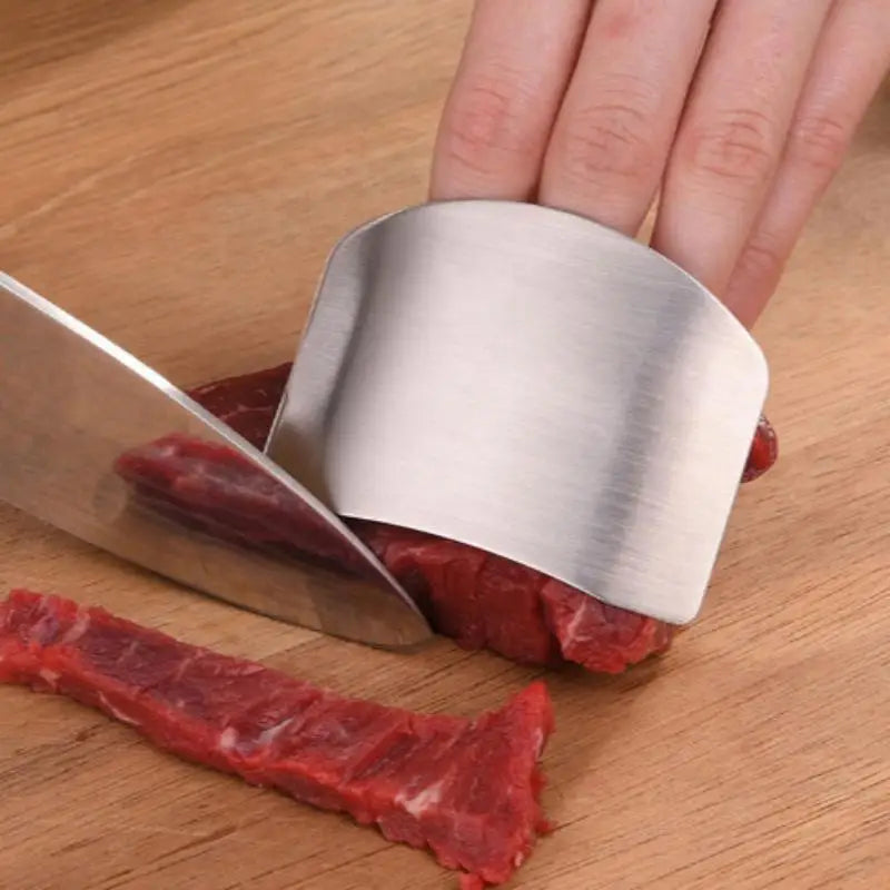 Stainless Steel Finger Guard – Kitchen Cutting Protector Kitchen Safety Tool Axl